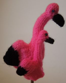 Flamingo mit Kind